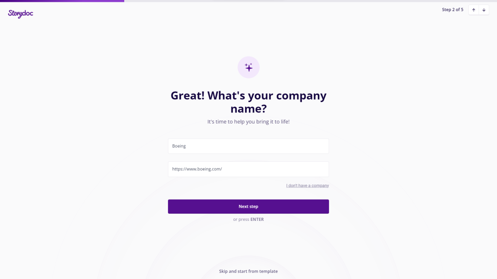 Pytania w Storydoc - kreator AI prezentacji online