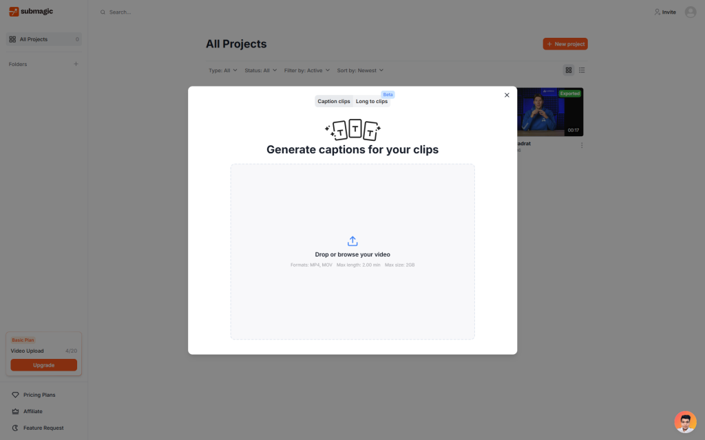 Jak dodać napisy do filmu za pomocą Submagic?